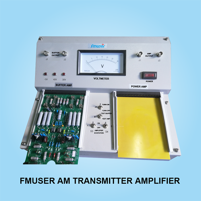 FMUSER AM Transmitter Amplifier Board and Buffer Amplifier Board Test Bench